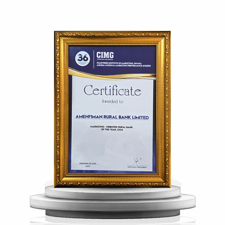 Amenfiman Rural bank Awards Stand Mockup